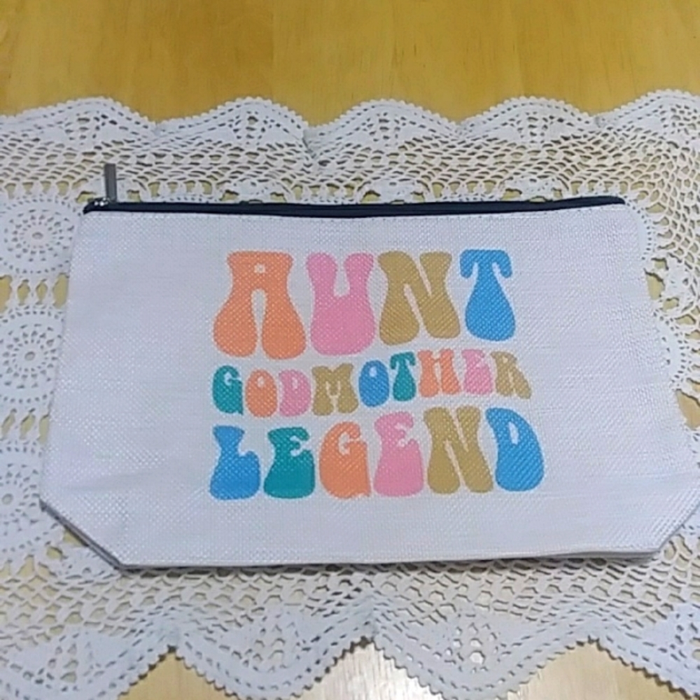 Gift idea:  Aunt, Godmother, legend Cosmetic / makeup / toiletry bag